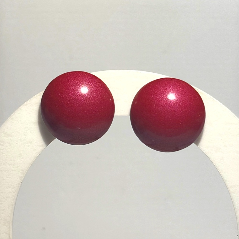 Burgundy earrings  🌹